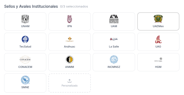 Respaldos Institucionales en un Clic
